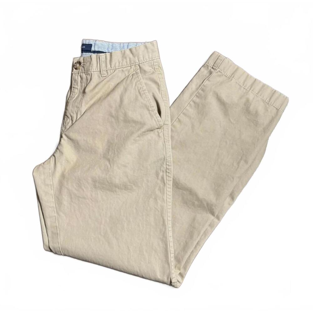 Tommy Hilfiger Chinos Straight Leg Casual Tan Khaki Mens 30 X 32 EUC Preppy